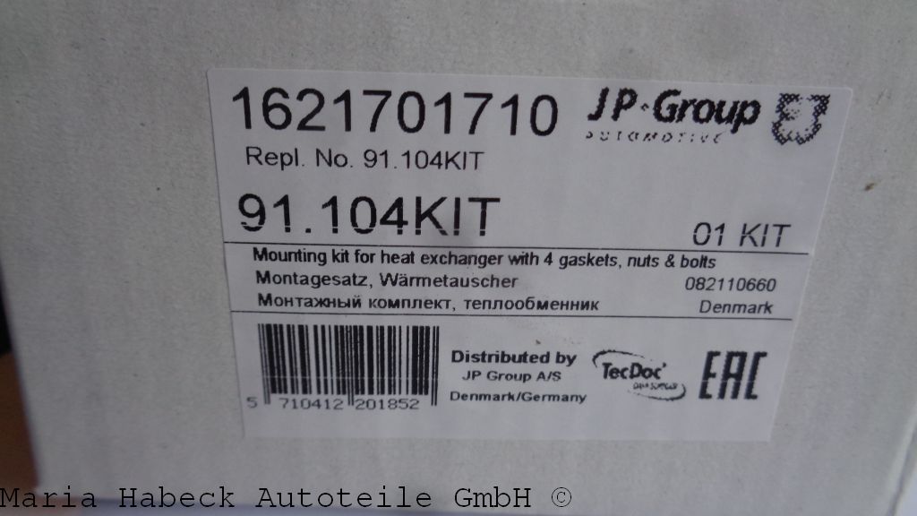 Mounting kit for heat exchangers  911 3,2 Carrera   91.104 KIT