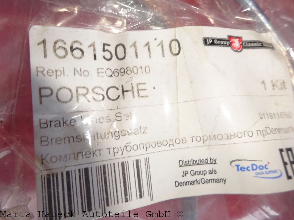 JP Bremsleitungssatz 356B T6 1-Kreis m. 8 Leitungen   EQ698010 JP Bremsleitungssatz 356B T6 1-Kreis m. 8 Leitungen   EQ698010