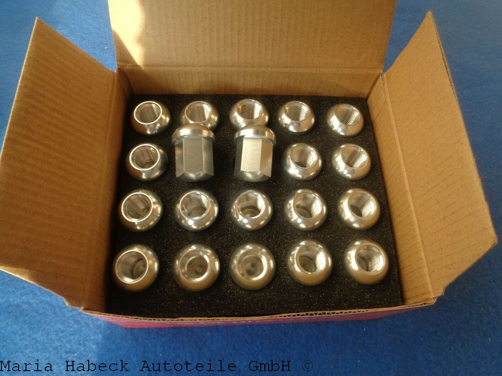 Stilcars wheel nut set aluminum / silver Stilcars wheel nut set aluminum / silver