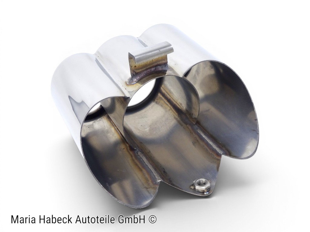 JP "Triple Look" Exhaust Tip Cover  for Porsche Boxster 986 1996-04  94.902S