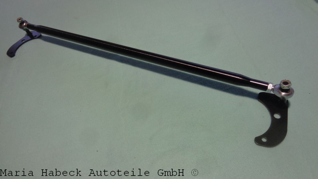 DK Domstrebe Alu schwarz für Porsche 986 Boxster hinten