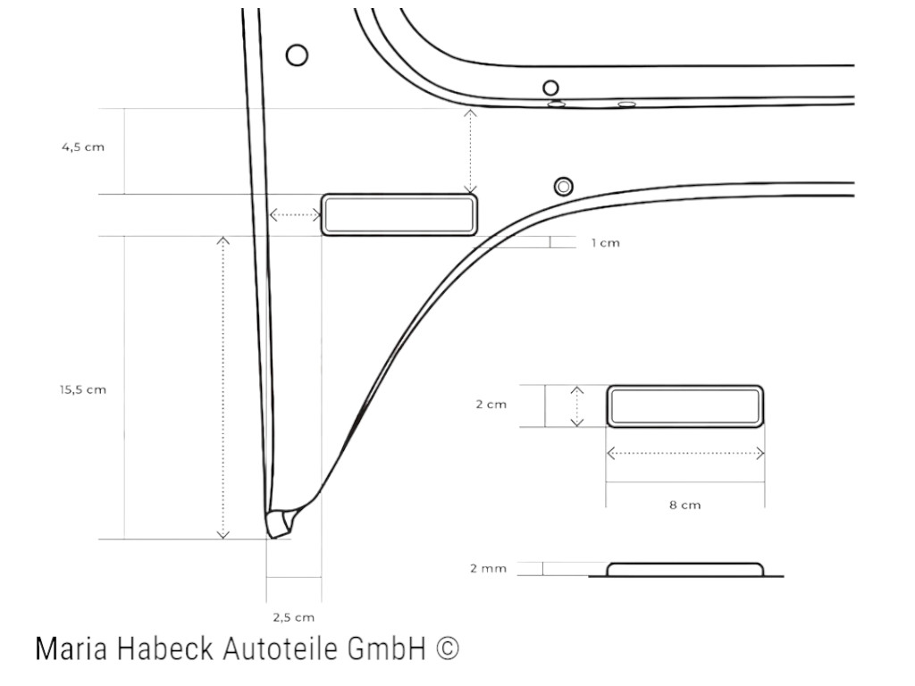 JP Kofferraumboden Bodenblech für Porsche 911 Bj 69-73 590967 91150103500 JP Kofferraumboden Bodenblech für Porsche 911 Bj 69-73 590967 91150103500