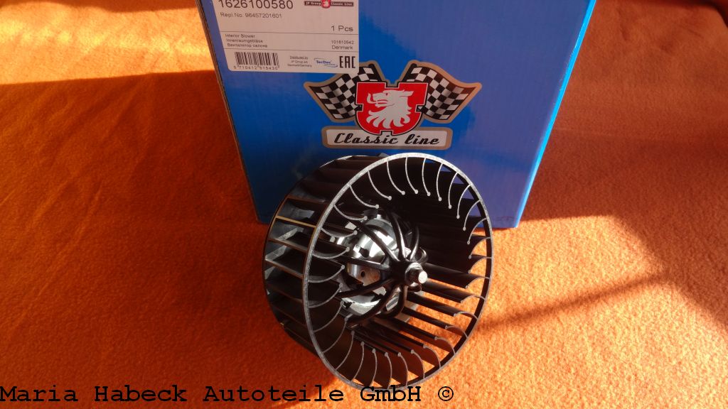 ÜRO fan motor with fan wheel for fresh air right 580 ÜRO fan motor with fan wheel for fresh air right 580