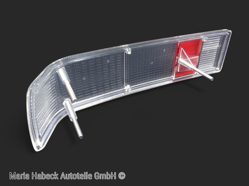 TMP tail light glass rear right white with reflector Porsche 914 91463140412 TMP tail light glass rear right white with reflector Porsche 914 91463140412