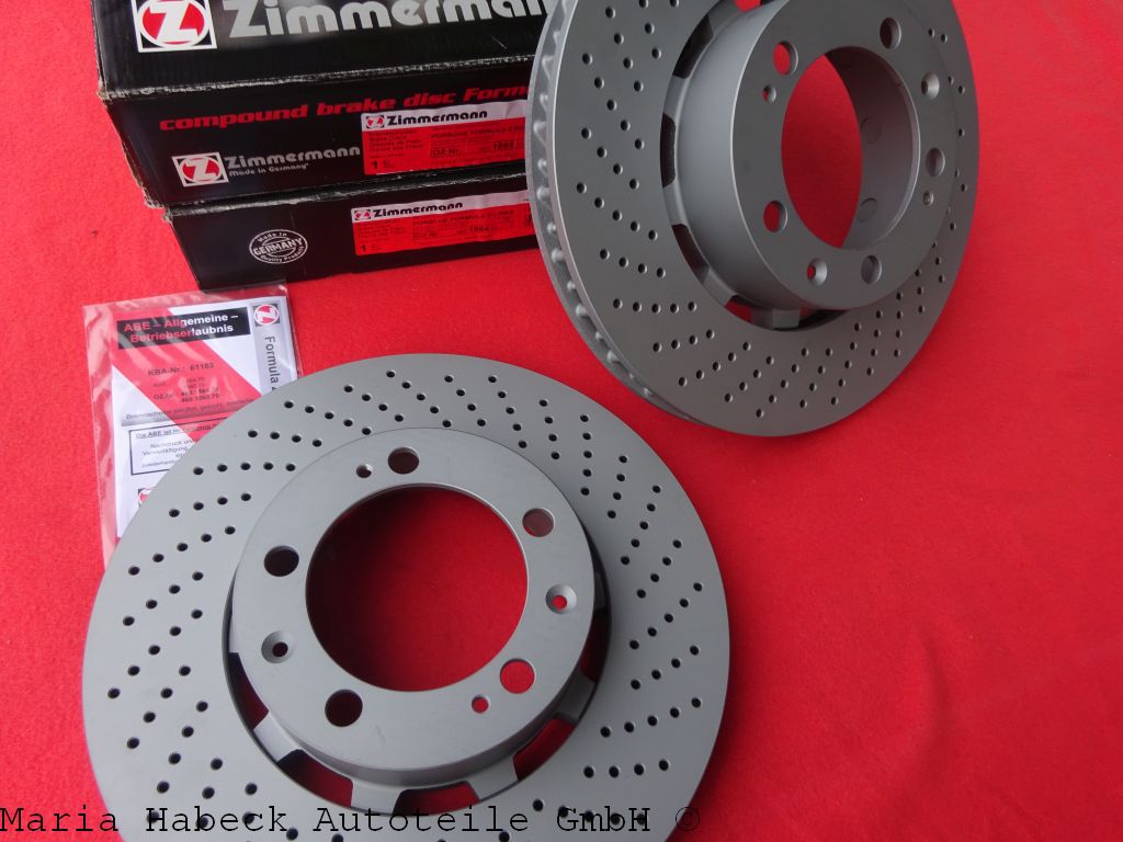 Zimmermann Bremsscheiben SET 993 Turbo/GT2 rechts VA Formula Z 460.1565.70/64.70 Zimmermann Bremsscheiben SET 993 Turbo/GT2 rechts VA Formula Z 460.1565.70/64.70