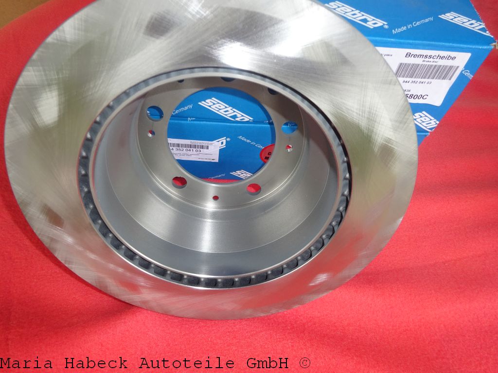 Sebro brake disc 944 / 944S HA from 9. 87   205800C Sebro brake disc 944 / 944S HA from 9. 87   205800C