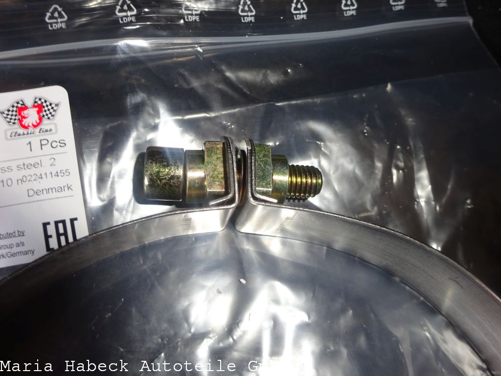 SET JP Spannband für Endtopf mit Bolzen Porsche 911  1965-1983    90111115704 SET JP Spannband für Endtopf mit Bolzen Porsche 911  1965-1983    90111115704