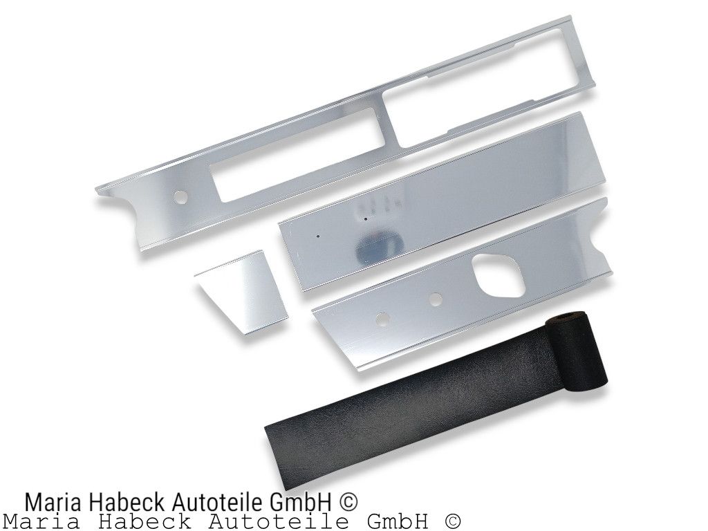 S-Trim i Armaturenbrett  Blendensatz  Alu  glatt  Porsche 911 69 -71 91155201300