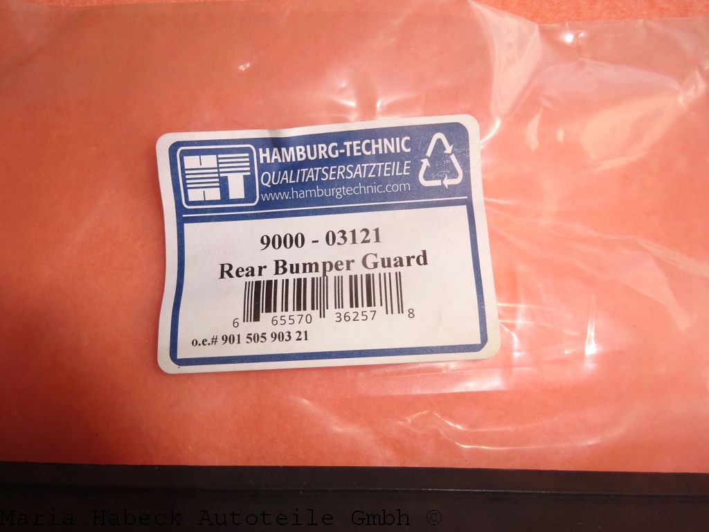 HT bumper horn - replacement rubber SET Porsche 911 65-73 rear 90150590321