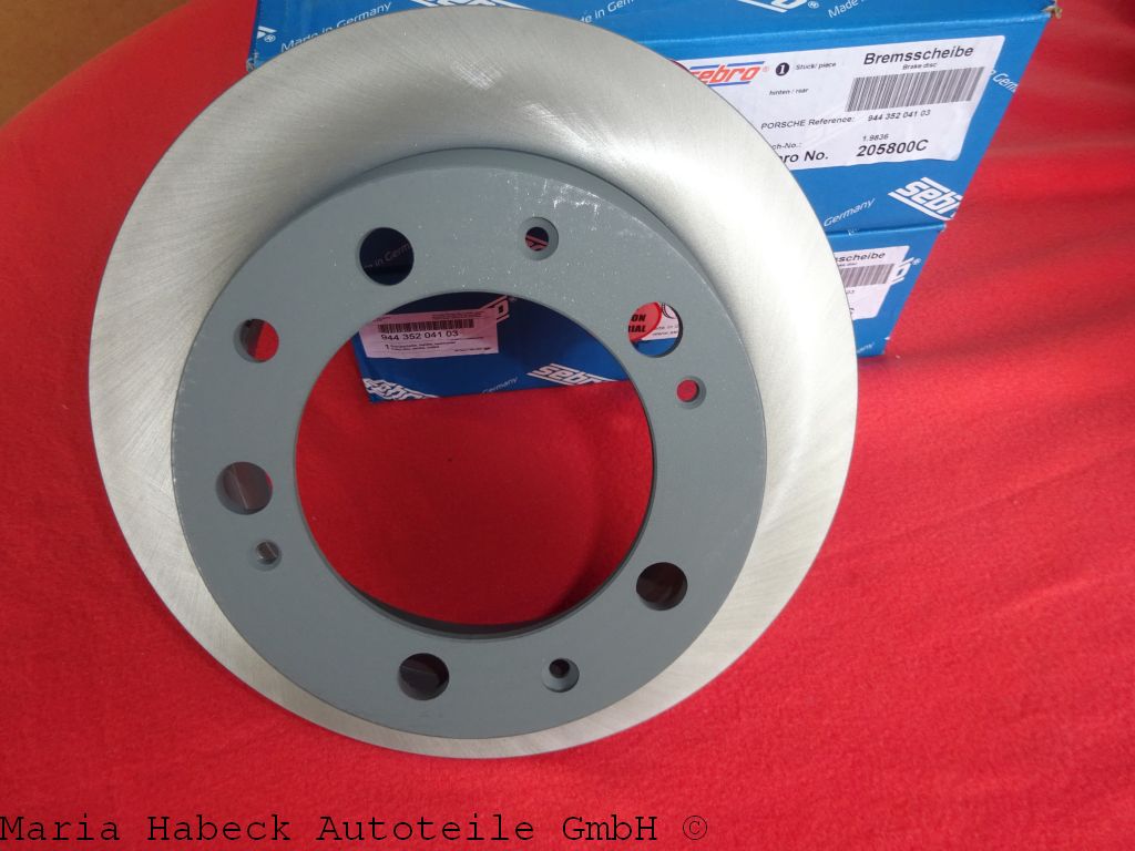 Sebro brake disc 944 / 944S HA from 9. 87   205800C