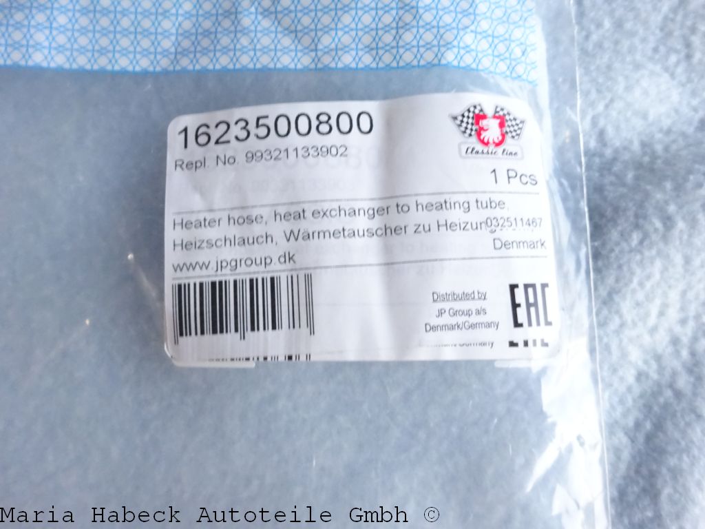 JP Verbindungsschlauch zum Heizungsrohr links rechts  Porsche 993   99321133902