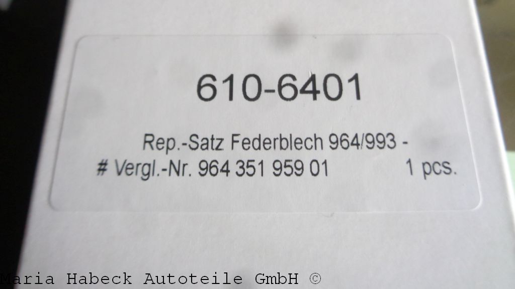 CPS Repair kit spring plate for brake caliper front  944/964   964 351 959 01 CPS Repair kit spring plate for brake caliper front  944/964   964 351 959 01