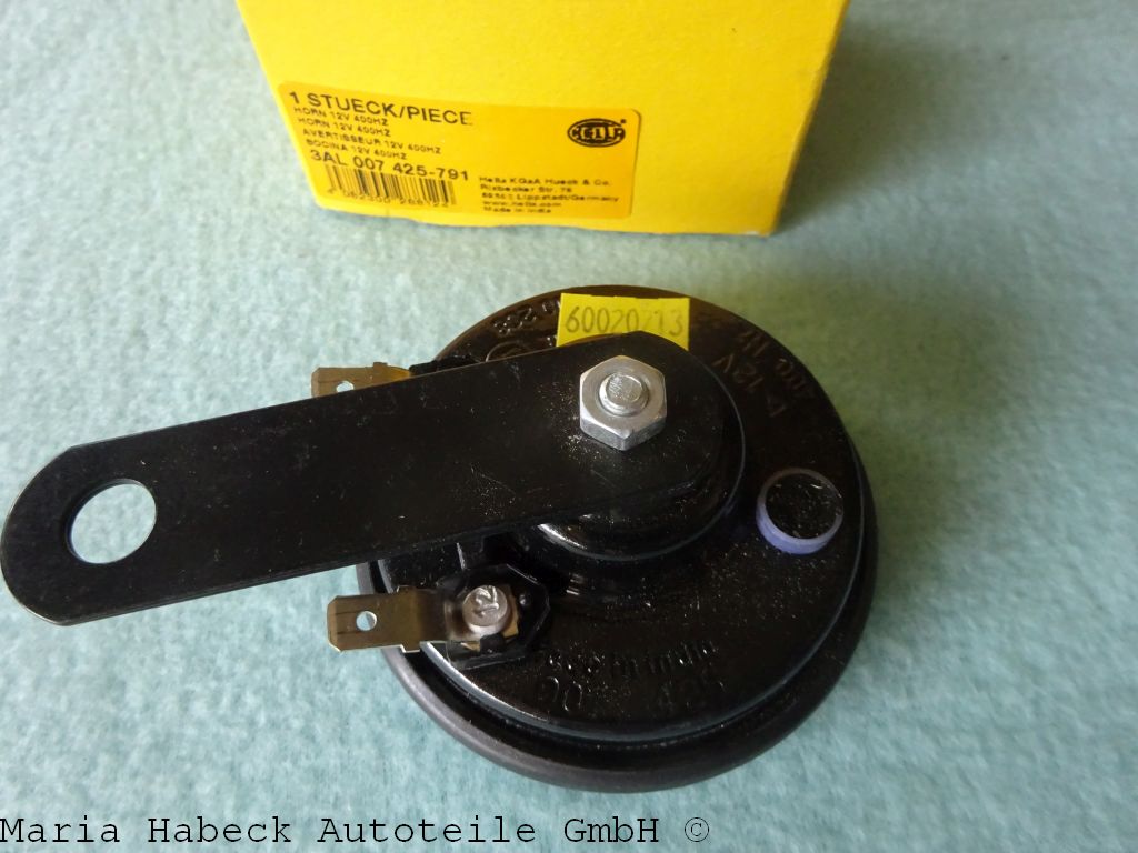 HELLA horn black tweeter 12V 400HZ 3AL007425-791
