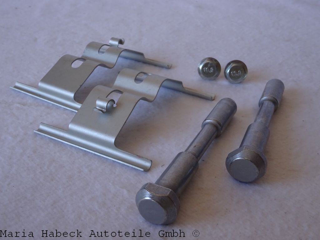 HT Spring plates + retaining pins Brake lining Porsche VA 996 997 Cayman 9963519 HT Spring plates + retaining pins Brake lining Porsche VA 996 997 Cayman 9963519