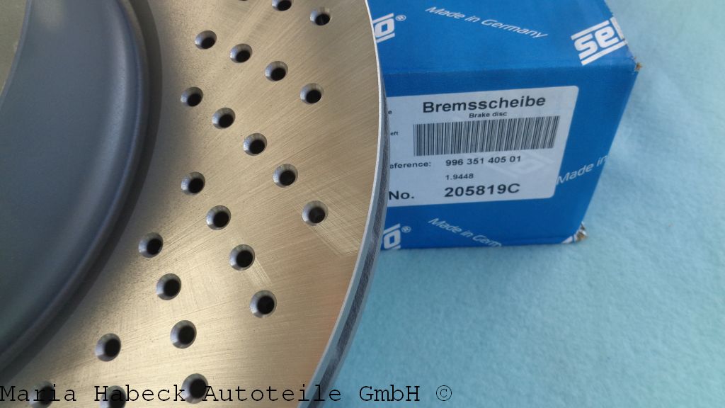 Sebro Brake disc 996 / Boxster 3.2  front  left  205819C