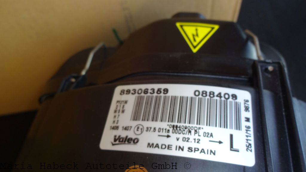 Valeo headlight left Cayenne 9PA BI-Xenon 088409