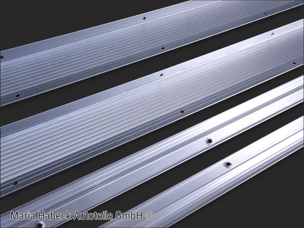 S-Trim Einstiegsleisten ALU SET  Porsche 911 Bj. 69-73  90155111550 90155111650