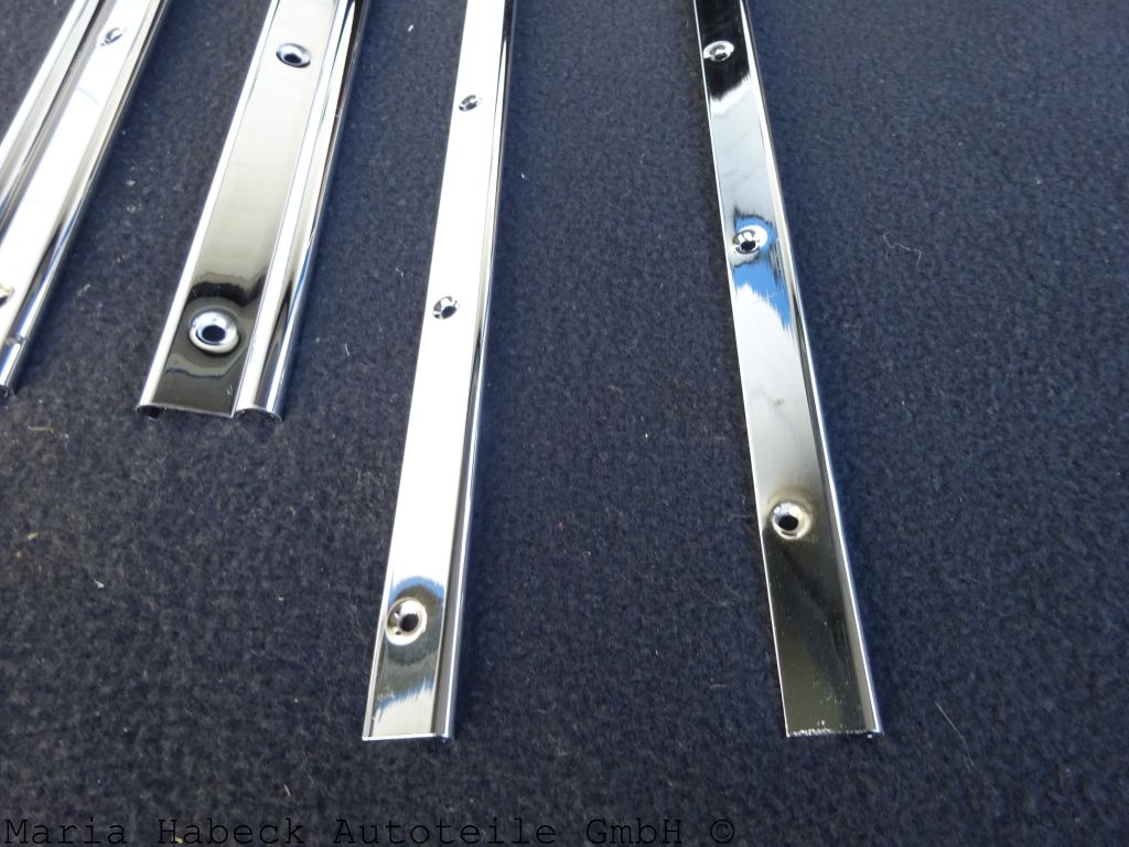 S-Trim Einstiegsleisten Alu SET  für Porsche 356 A / B / C  64455111700