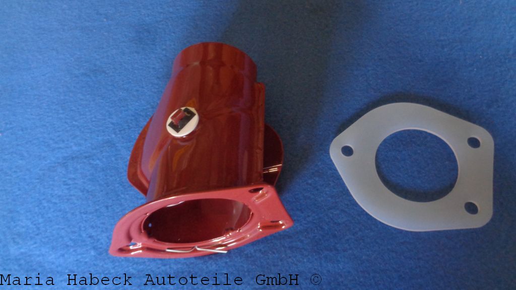 JP Heizklappenkasten links Vintage rot 911/ 912 Bj. 65-82   90.001OE