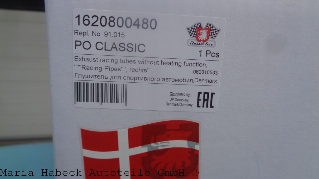 JP Fächerkrümmer Porsche 911   2,0-2,4  rechts  91015