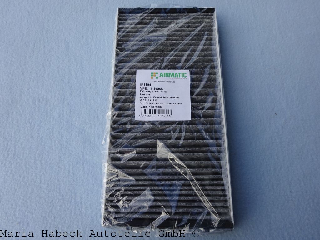 Airmatic Activated carbon filter  996/ 986/ 997   IF1194  996 571 219 03 Airmatic Activated carbon filter  996/ 986/ 997   IF1194  996 571 219 03