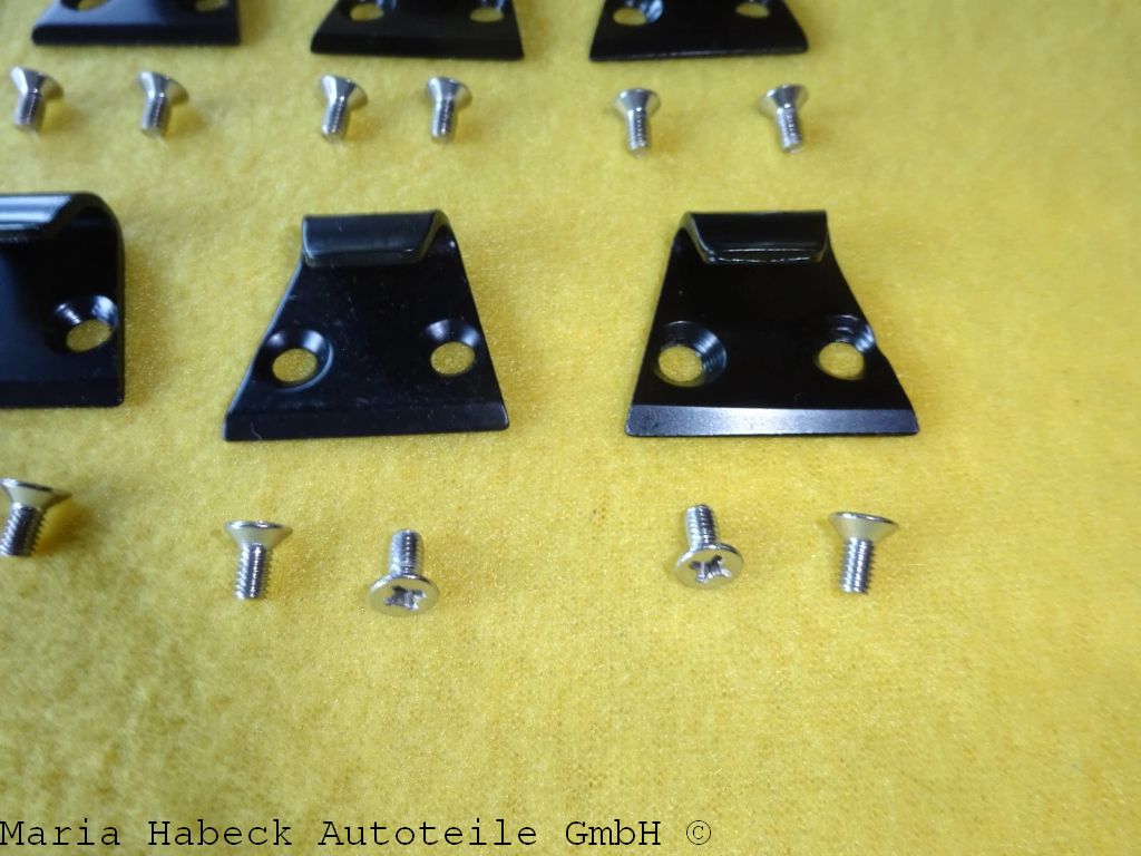 JP Riegelverschluß Targadach SET 8 Stck mit Schraube für Porsche 911 / 964 66-93