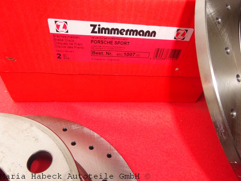 Zimmermann  Brake Disc SET Sport  Porsche  914 HA 1,7/1,8/2,0 460100750 Zimmermann  Brake Disc SET Sport  Porsche  914 HA 1,7/1,8/2,0 460100750