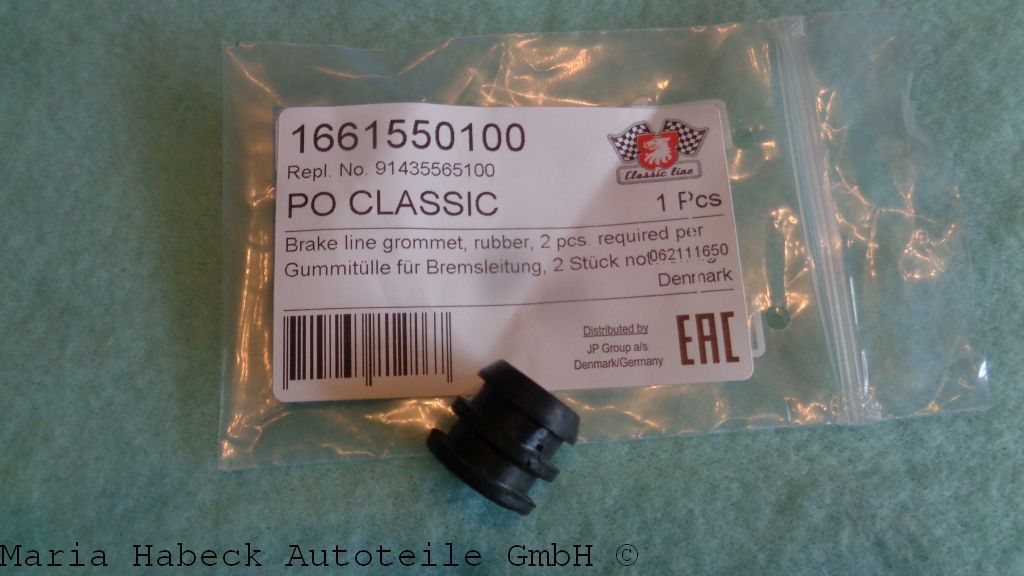 JP plug for brake line in the tunnel Porsche 911 / 930 91435565100