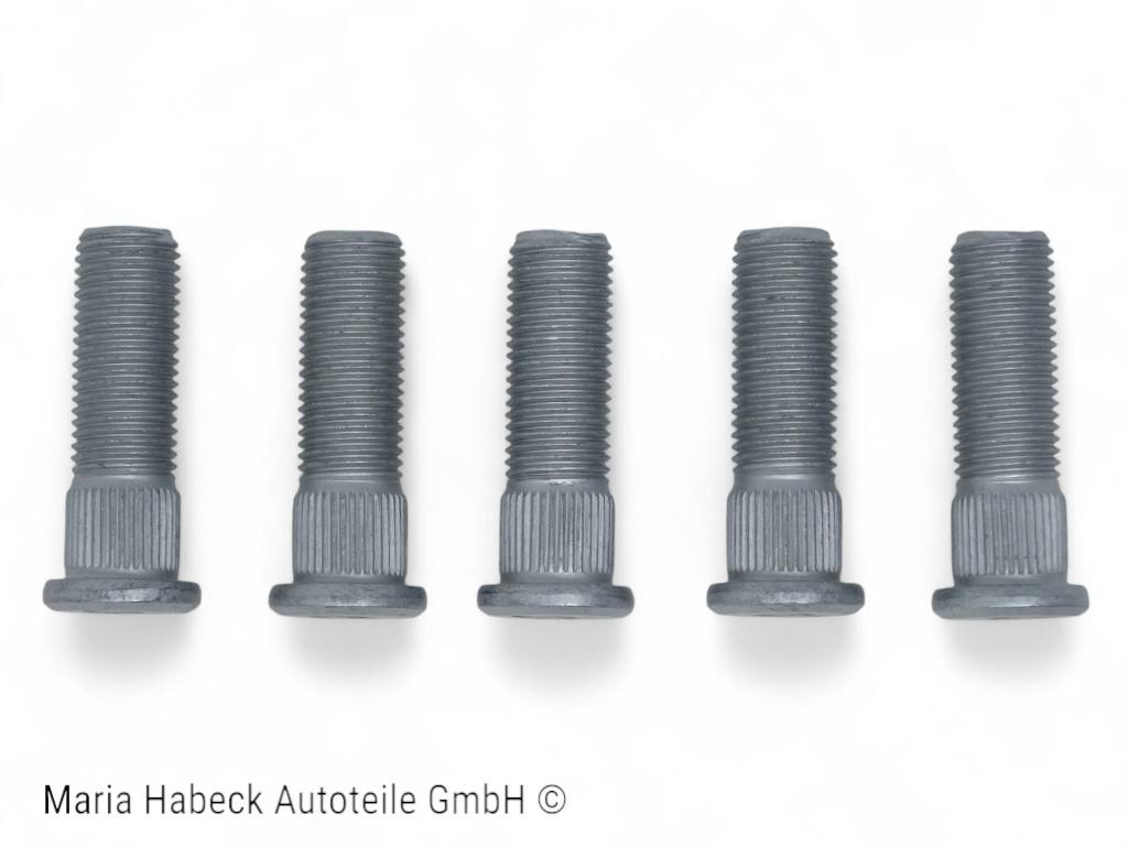 Set 5 Stck. JP Radbolzen Standard Länge Gesamt 45 mm für Porsche  90434167100