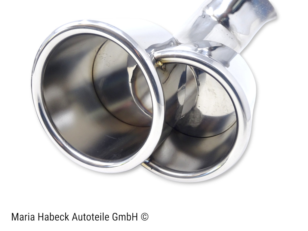JP Auspuff Endrohr im Turbo Look Edelstahl  Porsche 996  96.904S  99611125155