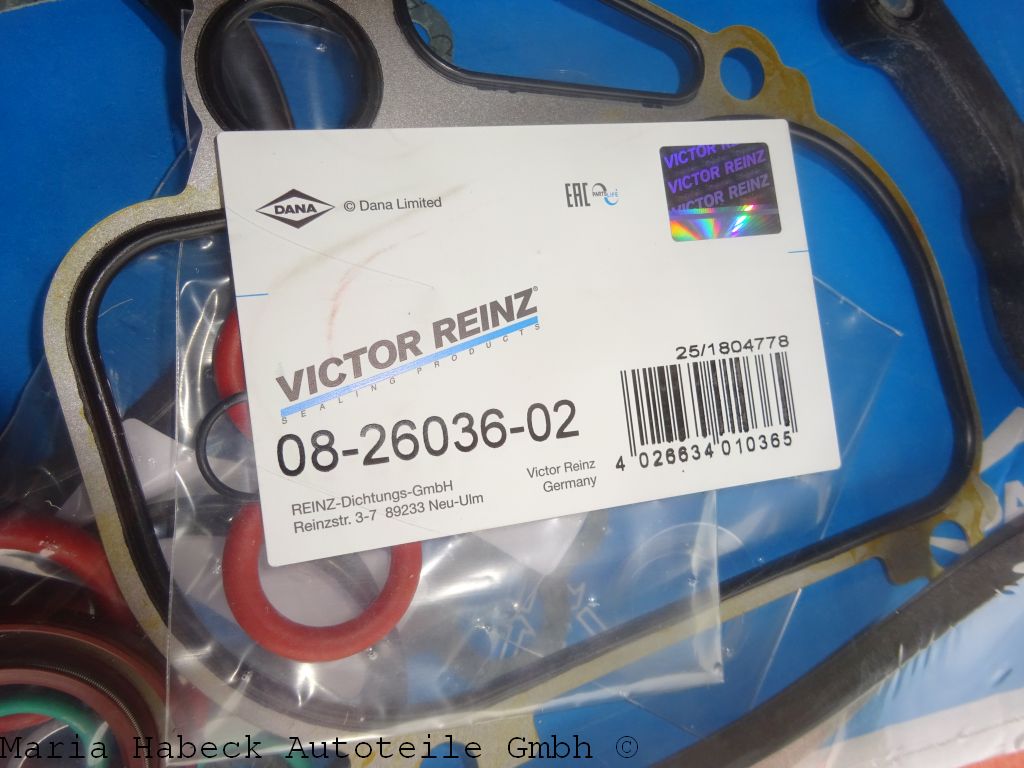 Reinz gasket set all 944 from 2/85 08-26036-02   94410090103
