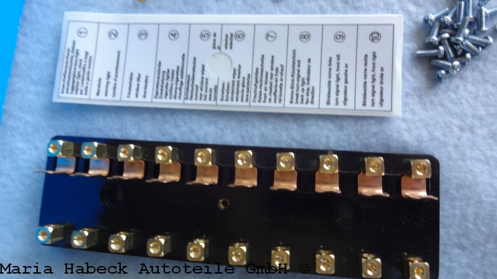 Sicherungskasten komplett 10 pol   911 612 086 00