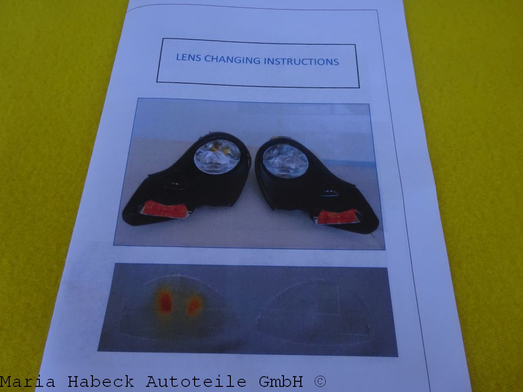 Euri Scheinwerfer Streuscheiben Reparaturset innen links+rechts  Porsche 996/986