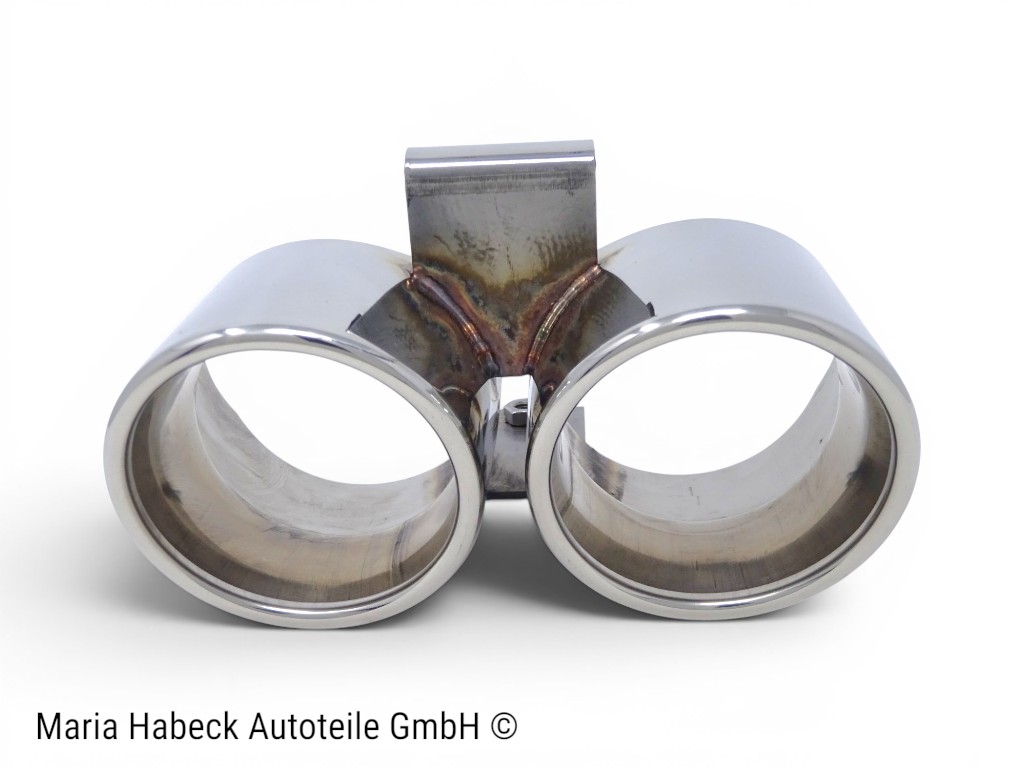 JP Auspuffblende Doppelrohr  Porsche Boxster 986 Bj. 96-04 1620704400  94.905S