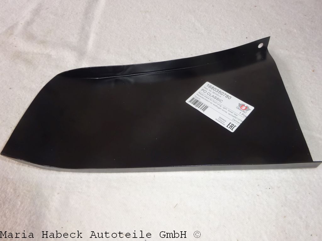 JP Rep Blech Kotflügel vorne  rechts unten   591002-4     90150303223