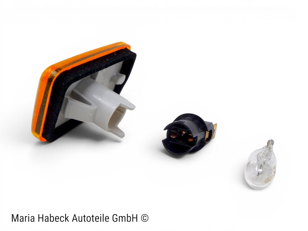 Hella  Seitenblinkleuchte orange kompl. Porsche 911 / 924 / 944 / 964  4A0949101