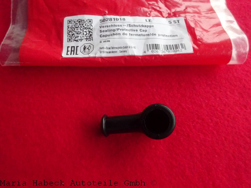 H&B Kabelschutzkappe Schwarz für Zündspule u. Lichtmaschine   61610938100