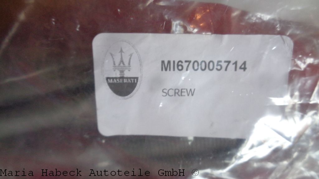 Schraube Bremssattel vorne  Maserati Ghibli, Levante, Quattroporte  MI670005714