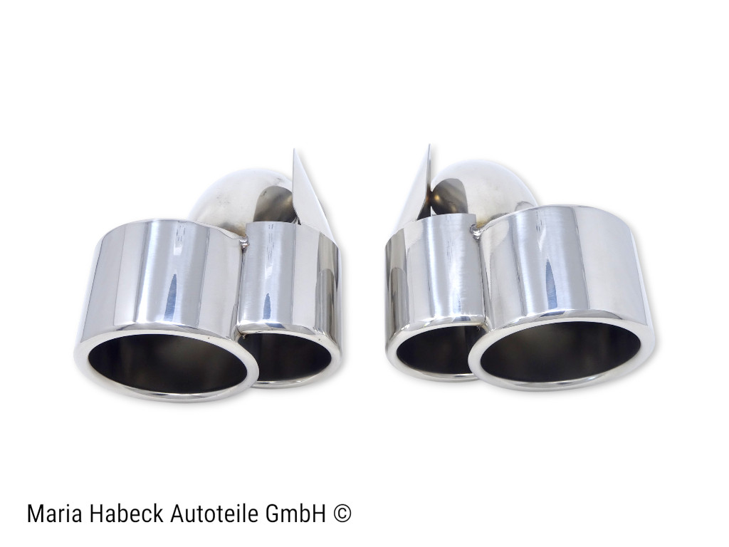 JP Auspuff Endrohr im Turbo Look Edelstahl  Porsche 996  96.904S  99611125155