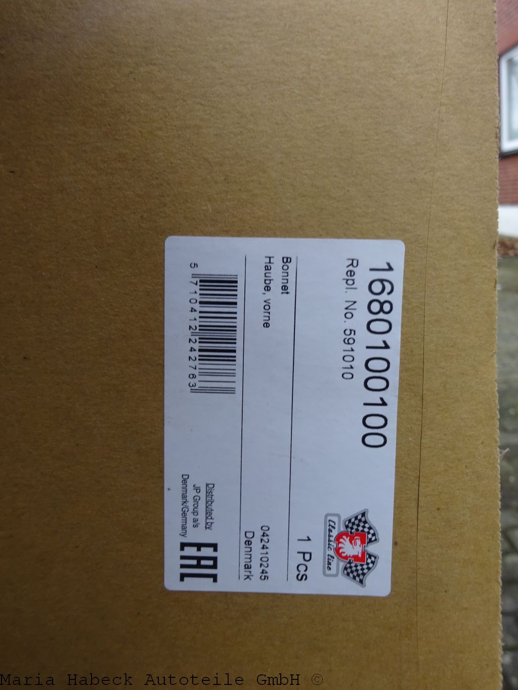 JP bonnet boot lid Porsche 911 65-73 591010 90151101020 JP bonnet boot lid Porsche 911 65-73 591010 90151101020