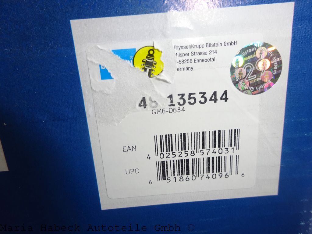 Bilstein Shock absorber 996 Carrera 4    48-135351