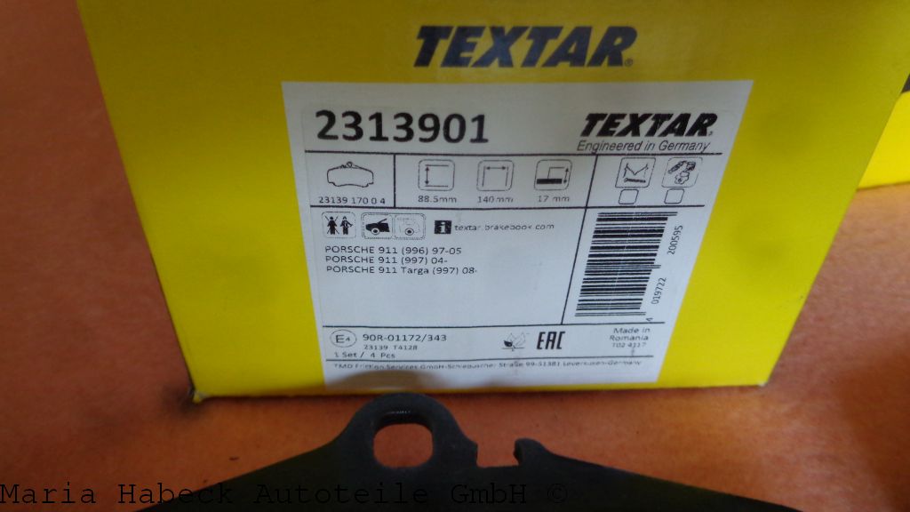 Textar Bremsbelag 996 / 997 VA  2313901