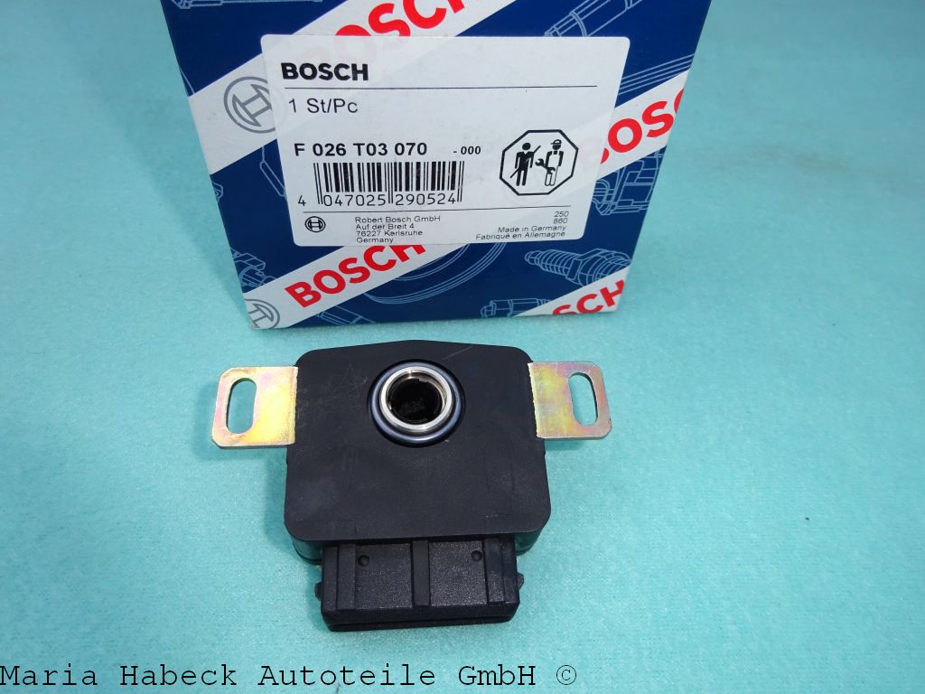 Bosch Drosselklappenschalter Porsche  944 Turbo   F026T03070    95160611300