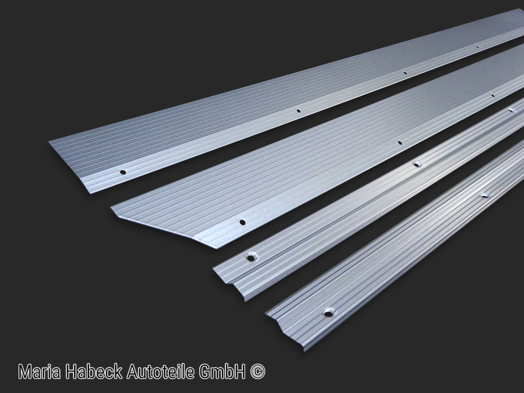 S-Trim Einstiegsleisten ALU SET  Porsche 911 Bj. 69-73  90155111550 90155111650