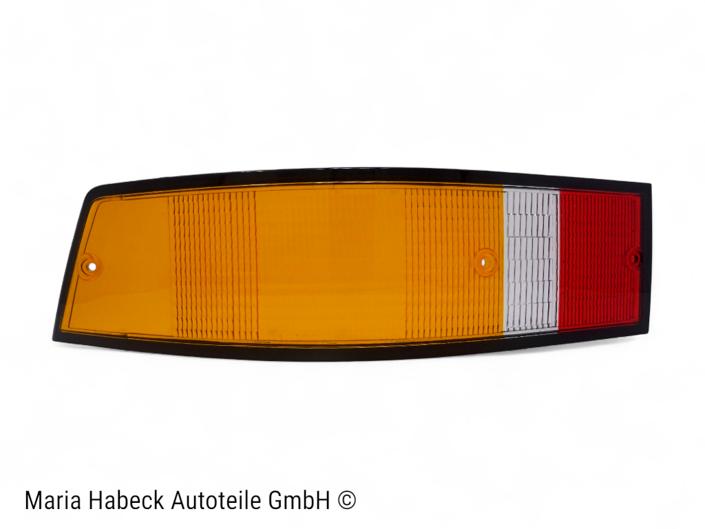 TMP Blinker glass rear left EU black w/ screws Porsche 911 yr 72-89  91163194900