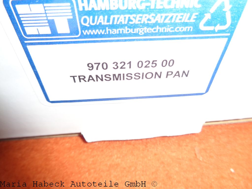 HT Panamera transmission pan with drain plug 97032102500 HT Panamera transmission pan with drain plug 97032102500