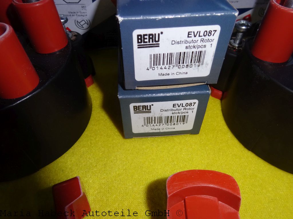 SET Beru distributor rotor EVL 087/Bosch distributor cap Carrera 964/993 1235522 SET Beru distributor rotor EVL 087/Bosch distributor cap Carrera 964/993 1235522