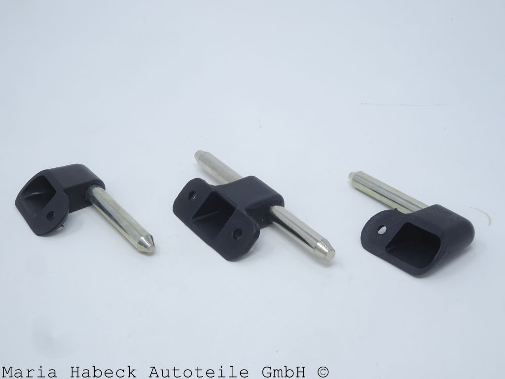 S-Trim Sonnenblenden Halter SET 3 Stck  für Porsche 914  91473132710 90173132441