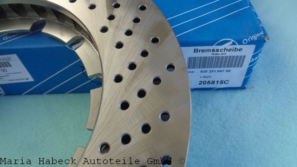 Sebro Bremsscheibe 3,3 Turbo VA L 78-80   205815C