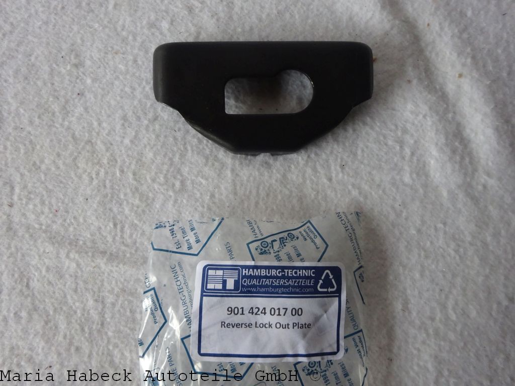 HT Reverse Lock Out Plate   911/912  901 424 017 00 HT Reverse Lock Out Plate   911/912  901 424 017 00